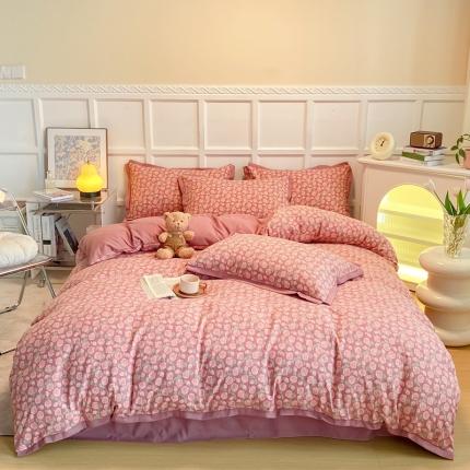 91家纺网 家纺一手货源 找家纺 （总）艺玲 2023网红热款加厚柔软糯糯棉爱意系列四件套