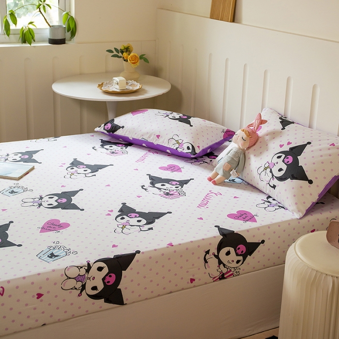 91家纺网 家纺一手货源 找家纺 （总）博雅 2023新款全棉卡通印花床笠