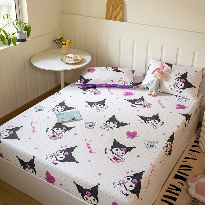 91家纺网 家纺一手货源 找家纺 （总）博雅 2023新款全棉卡通印花床笠