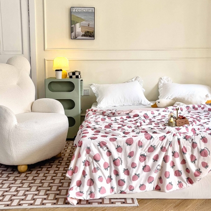 91家纺网 家纺一手货源 找家纺 A类凉豆豆凉感丝幼儿园夏被仿鹅绒儿童夏凉被空调被学生夏天午睡被