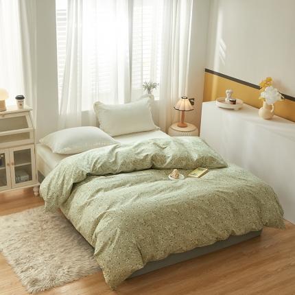 91家纺网 家纺一手货源 找家纺 （总）绫韵 2023新款ins小清新碎花全棉13772精梳纯棉单被套