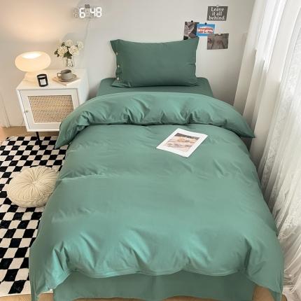 91家纺网 家纺一手货源 找家纺 （总）简宜 2025新款纯棉水洗棉学生三件套-慕晴系列