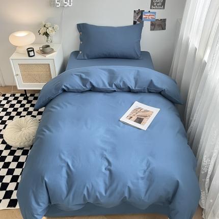 91家纺网 家纺一手货源 找家纺 （总）简宜 2025新款纯棉水洗棉学生三件套-慕晴系列