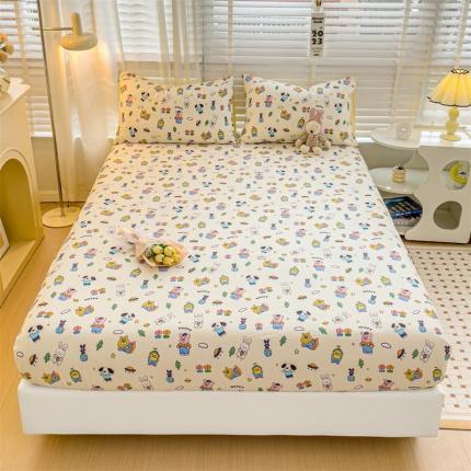 91家纺网 家纺一手货源 找家纺 （总）名兮 2023新款全棉印花床笠