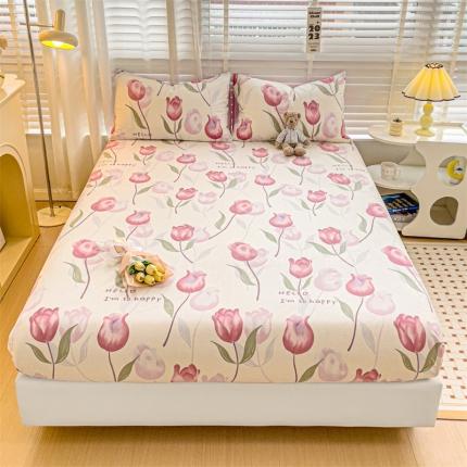 91家纺网 家纺一手货源 找家纺 （总）名兮 2023新款全棉印花床笠