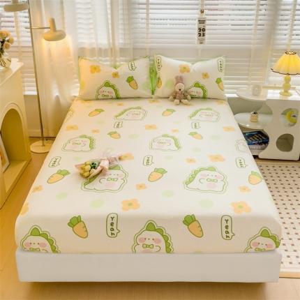 91家纺网 家纺一手货源 找家纺 （总）名兮 2023新款全棉印花床笠