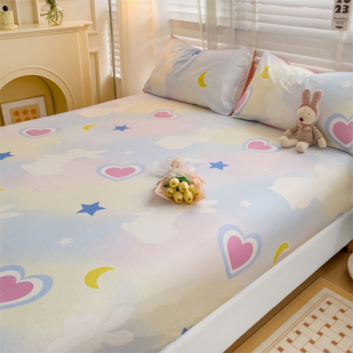 91家纺网 家纺一手货源 找家纺 （总）名兮 2023新款全棉印花床笠