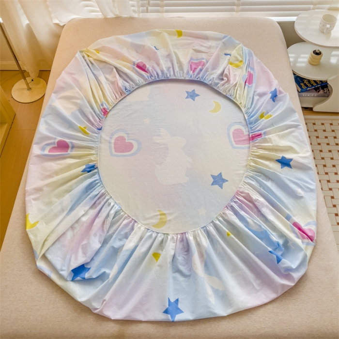 91家纺网 家纺一手货源 找家纺 （总）名兮 2023新款全棉印花床笠