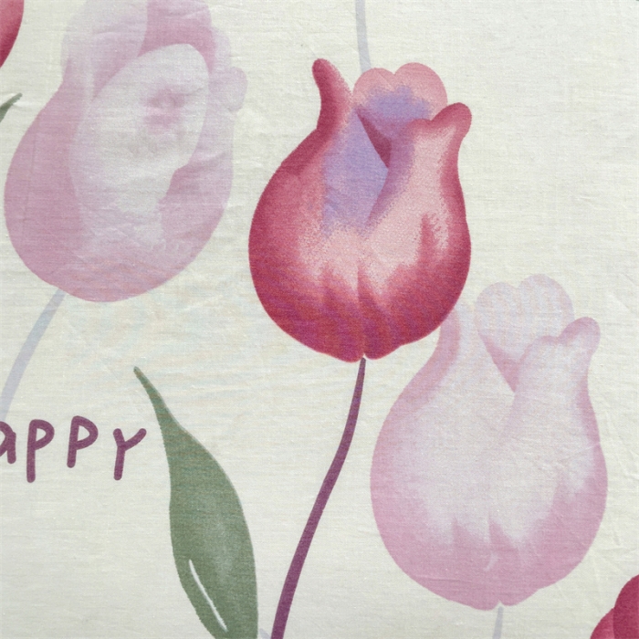 91家纺网 家纺一手货源 找家纺 名兮 2023新款全棉印花床笠 花间如梦