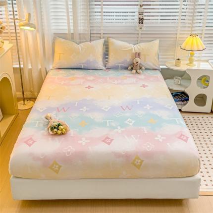 名兮 2023新款全棉印花床笠 致青春