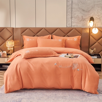 91家纺网 家纺一手货源 找家纺 生态加厚全棉磨毛刺绣花纯棉长绒棉四件套直播爆款