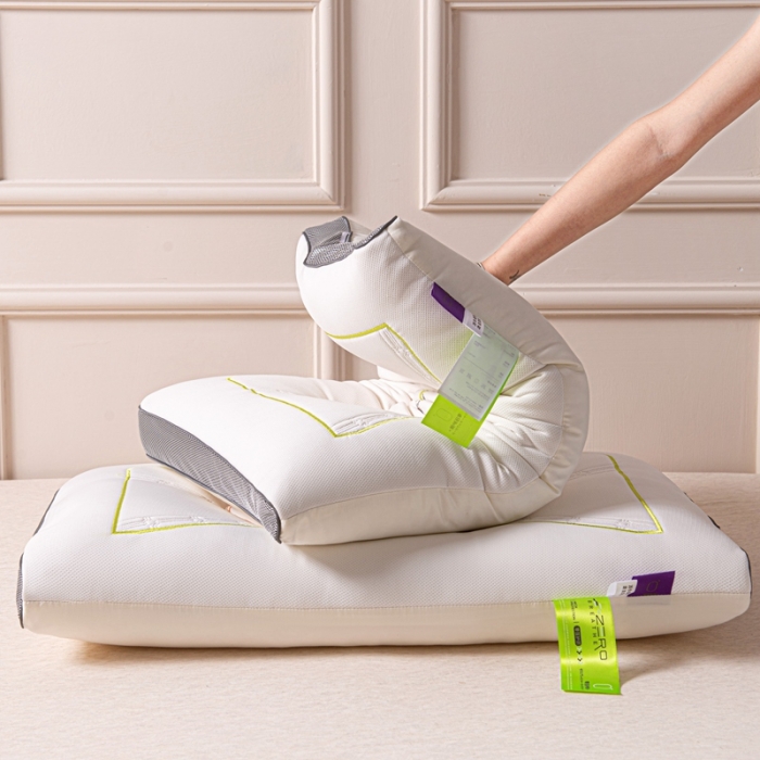 91家纺网 家纺一手货源 找家纺 爱尚家 2023新款零压力生物基护颈枕48*74cm