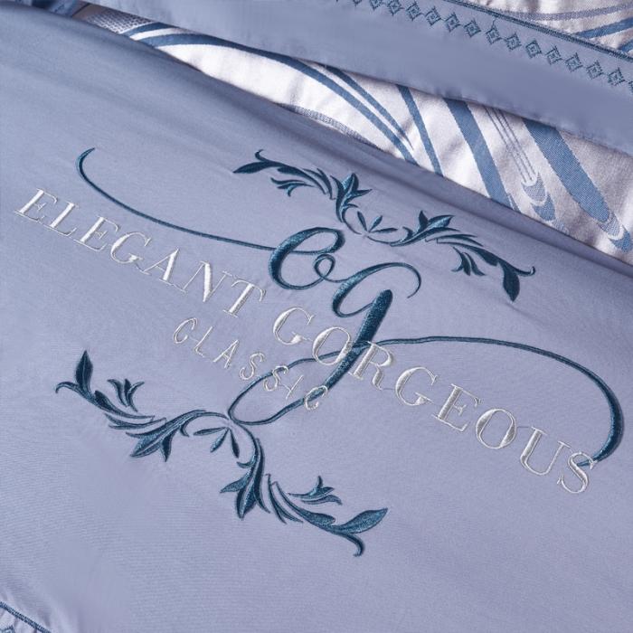 91家纺网 家纺一手货源 找家纺 柔觉家纺 天丝刺绣贡缎提花全棉四件套