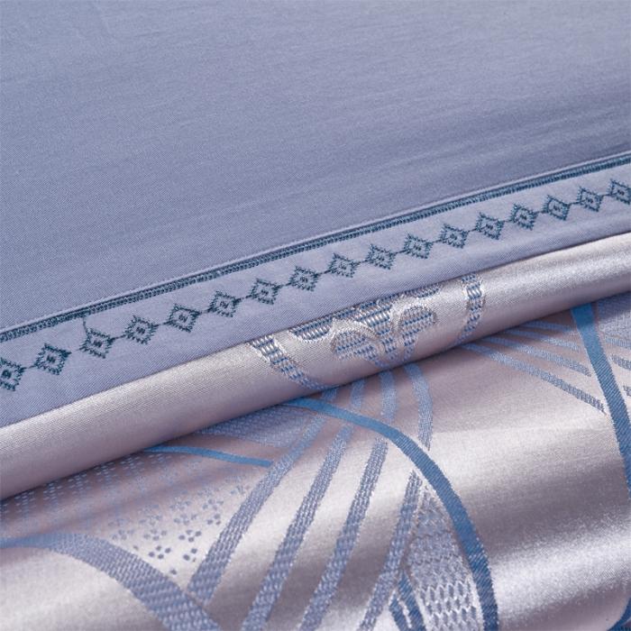 91家纺网 家纺一手货源 找家纺 柔觉家纺 天丝刺绣贡缎提花全棉四件套