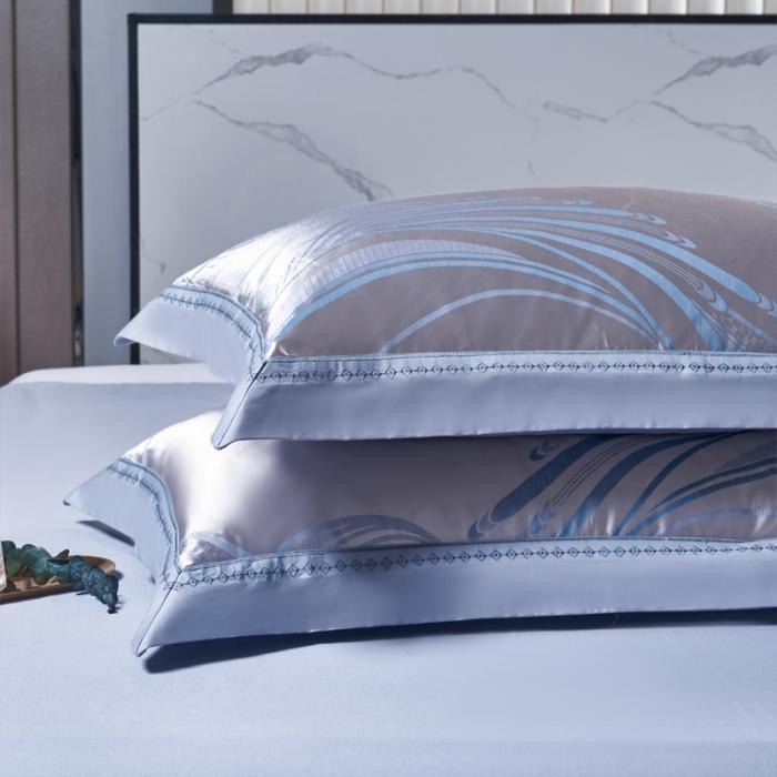 91家纺网 家纺一手货源 找家纺 柔觉家纺 天丝刺绣贡缎提花全棉四件套