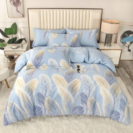 91家纺网 家纺一手货源 找家纺 （总）金纱玉纺家纺 2024新款加厚AB版四件套