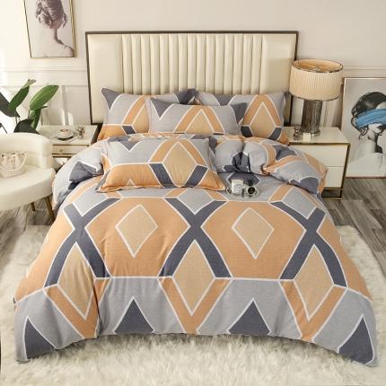 91家纺网 家纺一手货源 找家纺 （总）金纱玉纺家纺 2024新款加厚AB版四件套