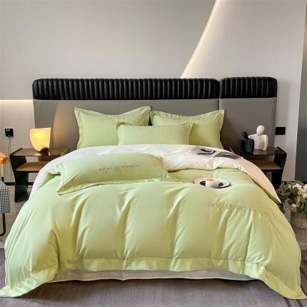 91家纺网 家纺一手货源 找家纺 （总）床绮2024新款水洗磨毛四件套艾文