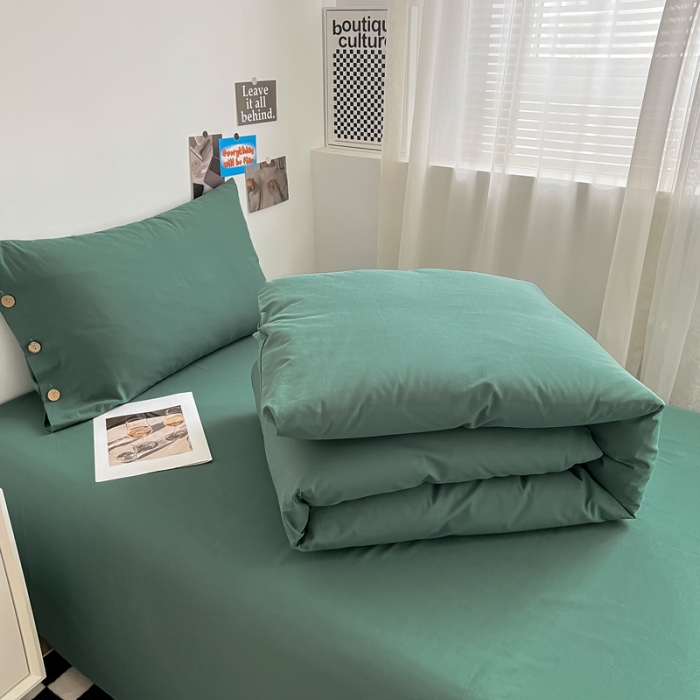 91家纺网 家纺一手货源 找家纺 （总）简宜 2025新款纯棉水洗棉学生三件套-慕晴系列