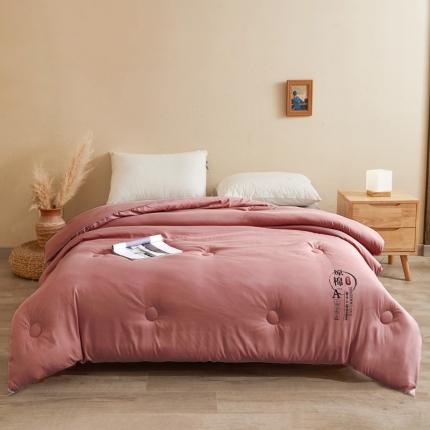 91家纺网 家纺一手货源 找家纺 羽涵 2024新款10A抗菌10A抗菌原棉大豆被春秋被冬被被子被芯夏被直播爆款空调被 豆沙