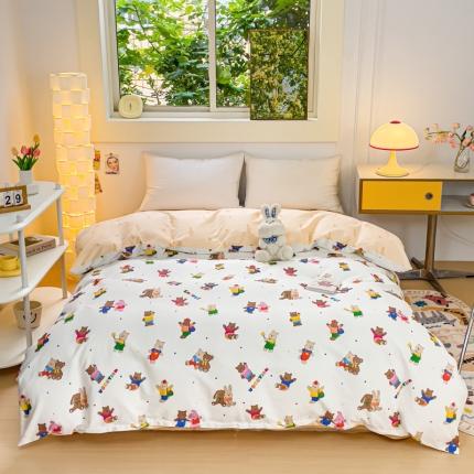 91家纺网 家纺一手货源 找家纺 （总）金鑫汇 2022新款喷气全棉被套