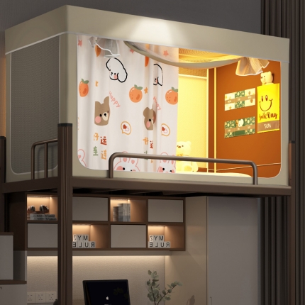 91家纺网 家纺一手货源 找家纺 （总）宅部落2023新款99%全遮光涂层蚊帐印花系学生蚊帐