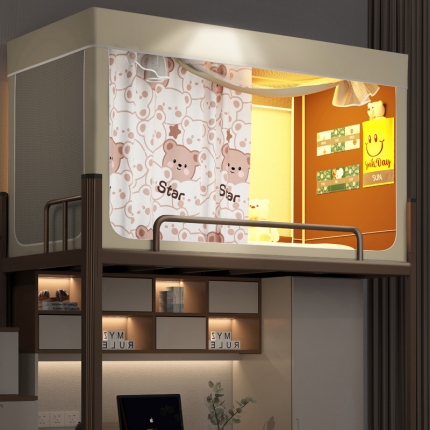 91家纺网 家纺一手货源 找家纺 （总）宅部落2023新款99%全遮光涂层蚊帐印花系学生蚊帐