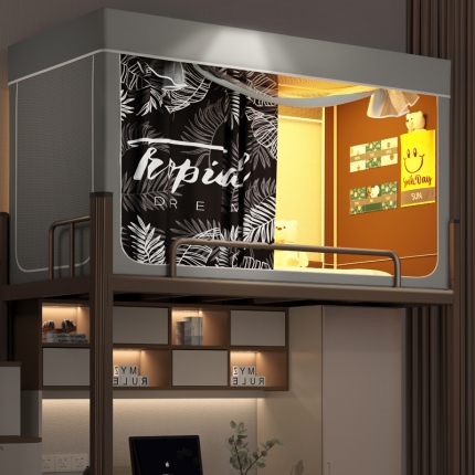 91家纺网 家纺一手货源 找家纺 （总）宅部落2023新款99%全遮光涂层蚊帐印花系学生蚊帐