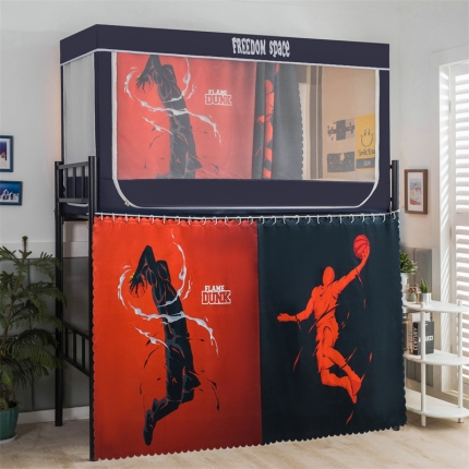 91家纺网 家纺一手货源 找家纺 （总）宅部落2023新款99%全遮光涂层蚊帐印花系学生蚊帐