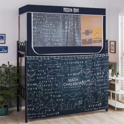 91家纺网 家纺一手货源 找家纺 （总）宅部落2023新款99%全遮光涂层蚊帐印花系学生蚊帐