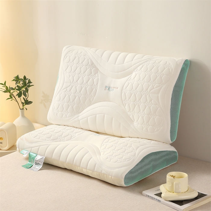 91家纺网 家纺一手货源 找家纺 赛格时代  2023新款柔道护颈定型羽丝绒枕