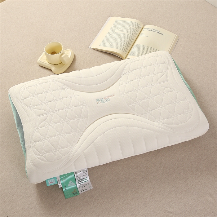 91家纺网 家纺一手货源 找家纺 赛格时代  2023新款柔道护颈定型羽丝绒枕