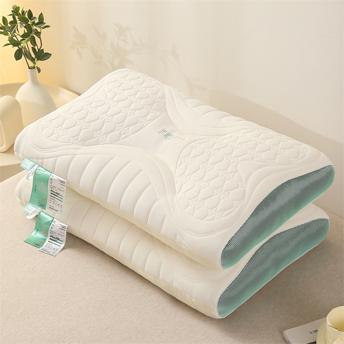 91家纺网 家纺一手货源 找家纺 赛格时代  2023新款柔道护颈定型羽丝绒枕