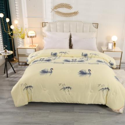 91家纺网 家纺一手货源 找家纺 （总）百花王 2023新款小鹅大豆被