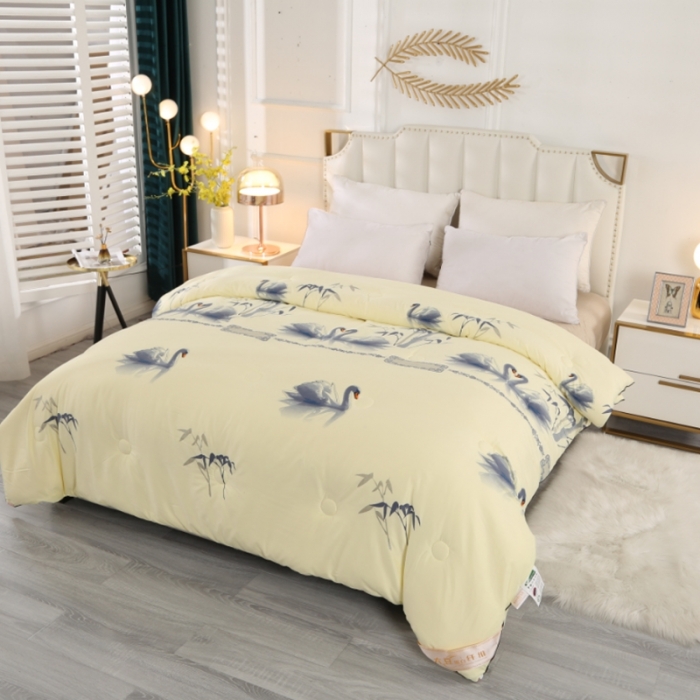 91家纺网 家纺一手货源 找家纺 （总）百花王 2023新款小鹅大豆被