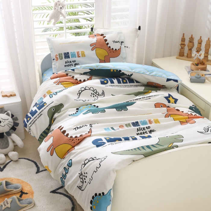 91家纺网 家纺一手货源 找家纺 （总）绵庭家纺 2022新款幼儿园全棉多件套