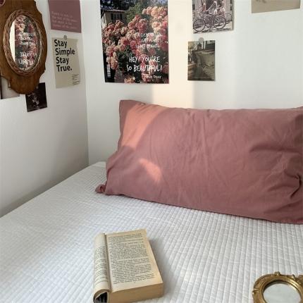 91家纺网 家纺一手货源 找家纺 总恋恋三季 新款13372法式复古小清新全棉印花四件套系列-落日玫瑰