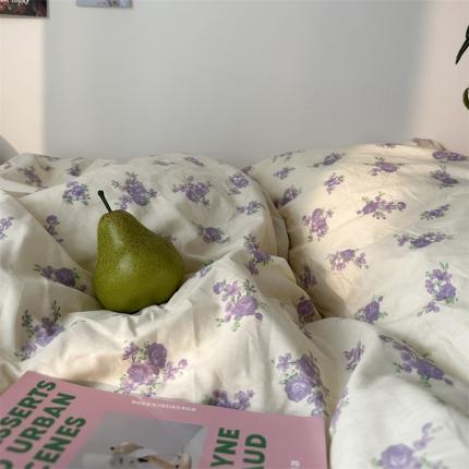 91家纺网 家纺一手货源 找家纺 总 恋恋三季 新款13372法式复古小清新全棉印花四件套系列-梦露