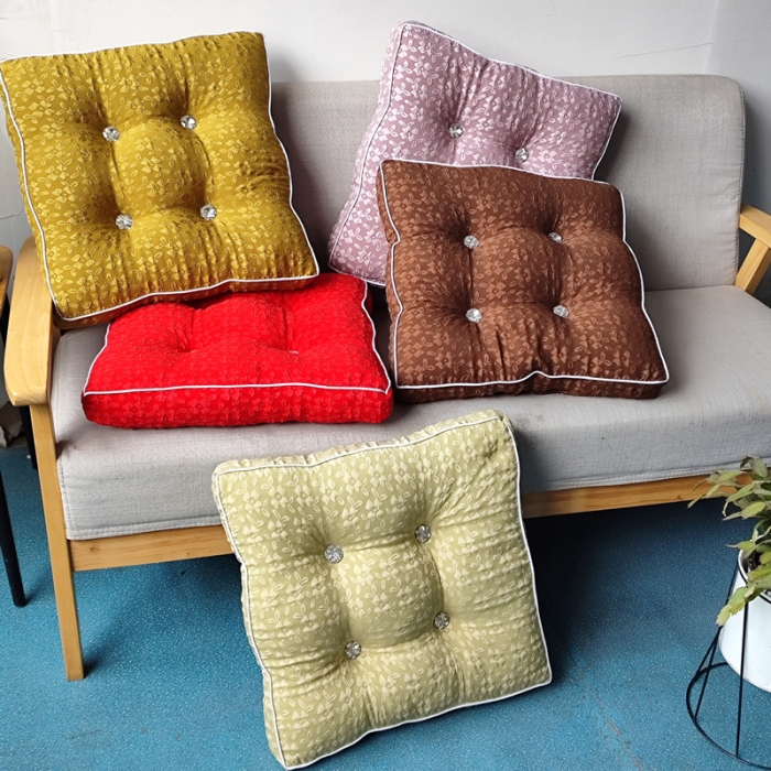 91家纺网 家纺一手货源 找家纺 （总）李帅家居体提花坐垫立体坐垫纯色外贸垫子出口地板垫椅子垫屁垫