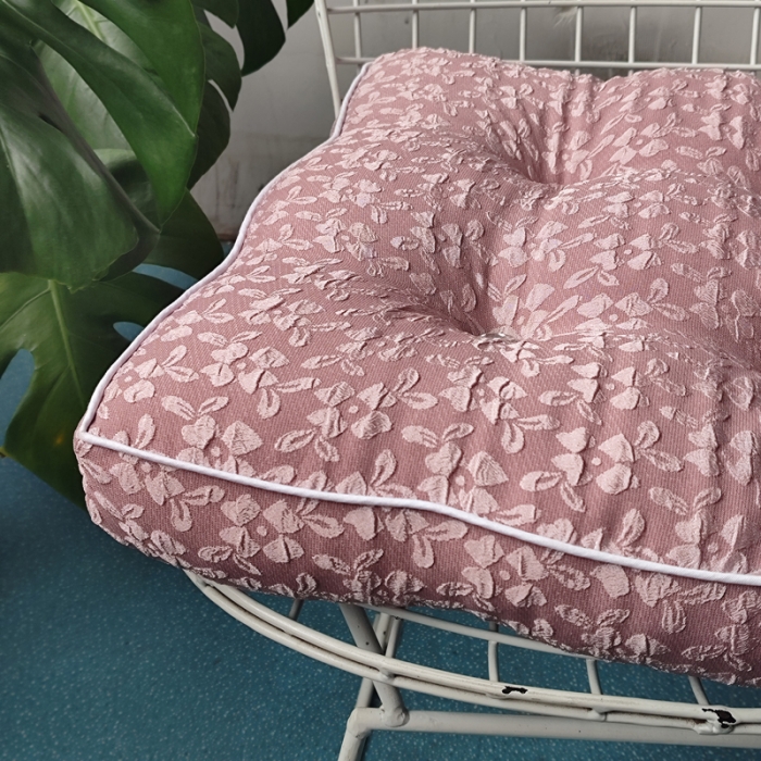 91家纺网 家纺一手货源 找家纺 （总）李帅家居体提花坐垫立体坐垫纯色外贸垫子出口地板垫椅子垫屁垫