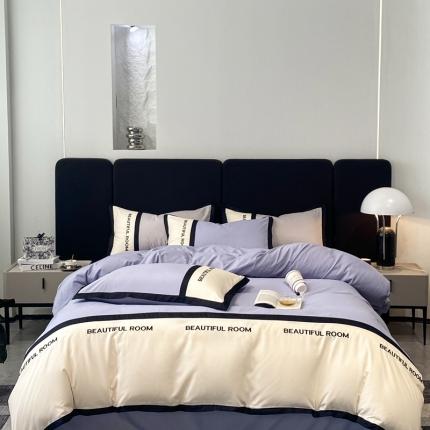 91家纺网 家纺一手货源 找家纺 （总）麦空 2025新款水洗加厚高克重磨毛四件套-如梦系列