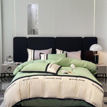 91家纺网 家纺一手货源 找家纺 （总）麦空 2025新款水洗加厚高克重磨毛四件套-如梦系列