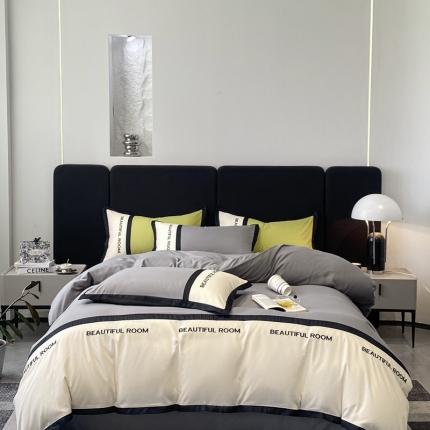 91家纺网 家纺一手货源 找家纺 （总）麦空 2025新款水洗加厚高克重磨毛四件套-如梦系列