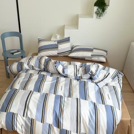 91家纺网 家纺一手货源 找家纺 （总）昔可家纺 2023新款北欧风全棉四件套