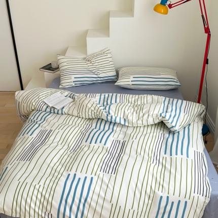 91家纺网 家纺一手货源 找家纺 （总）昔可家纺 2023新款北欧风全棉四件套