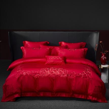 91家纺网 家纺一手货源 找家纺 （总）高大尚 2023新款40s全工艺喷气纯棉系列四件套