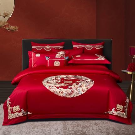 91家纺网 家纺一手货源 找家纺 （总）高大尚 2023新款长绒棉提花四件套