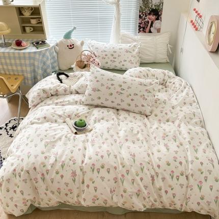 91家纺网 家纺一手货源 找家纺 （总）昔可 2023新款学生季卡通普通款四件套