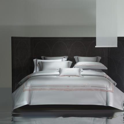 91家纺网 家纺一手货源 找家纺 （总）高大尚 2023新款长绒棉高端绣花四件套莉迪亚