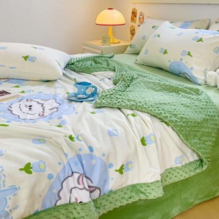 91家纺网 家纺一手货源 找家纺 （总）花伞2023全棉豆豆大豆被春秋被夏被